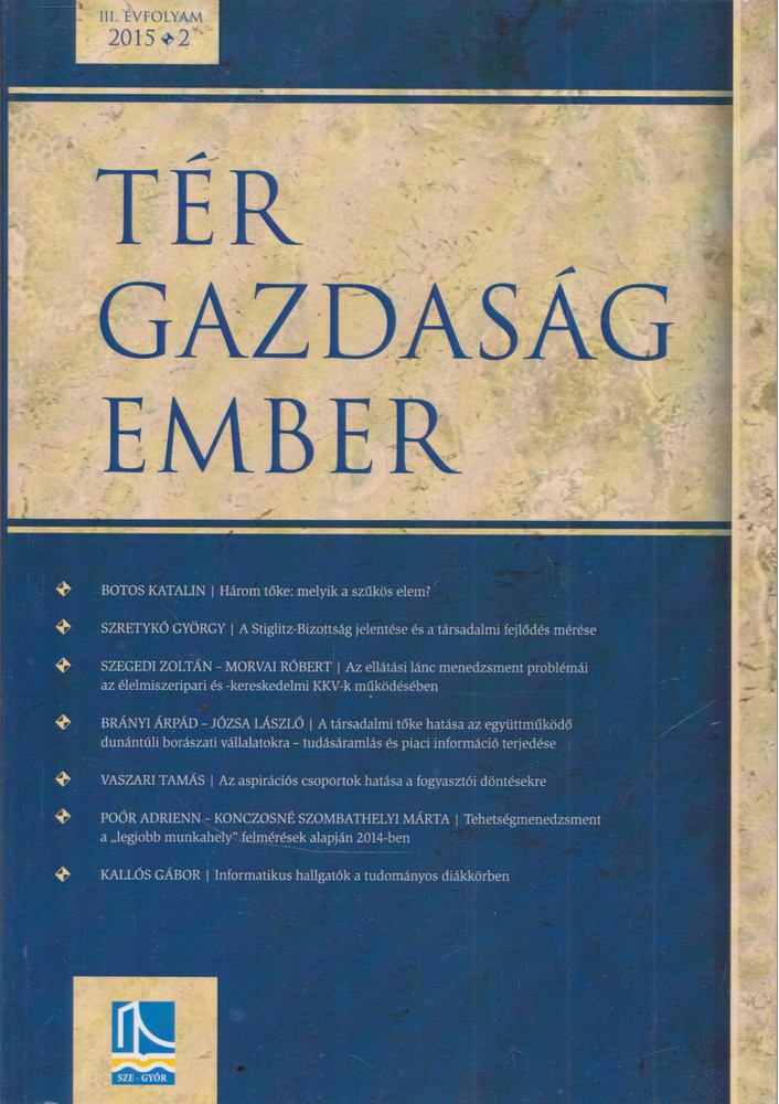 Tér-Gazdaság-Ember 2015/2. [antikvár]