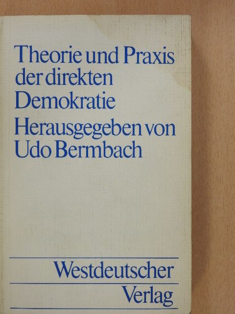 Otto Neurath - Theorie und Praxis der direkten Demokratie (dedikált példány) [antikvár]