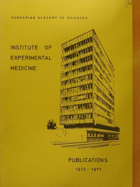 Scientific Staff and Publications 1973-1977 [antikvár]