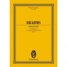 BRAHMS... - SERENADE FOR ORCHESTRA A MAJOR OP.16 POCKET SCORE