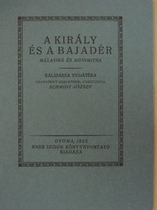 Kálidásza - A király és a bajadér [antikvár]