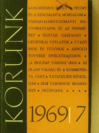 Arnold Toynbee - Korunk 1969. július [antikvár]