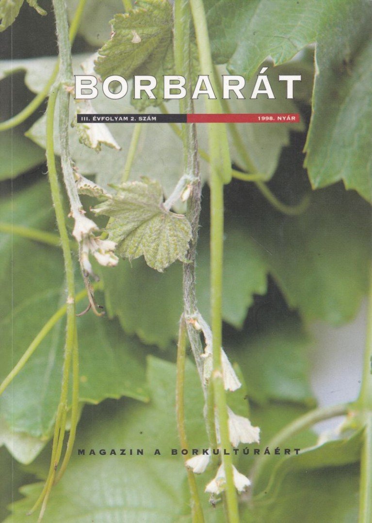 Alkonyi László - Borbarát 1998. nyár III. évf. 2. szám [antikvár]