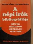 Patyi Sándor - A népi írók bibliográfiája [antikvár]