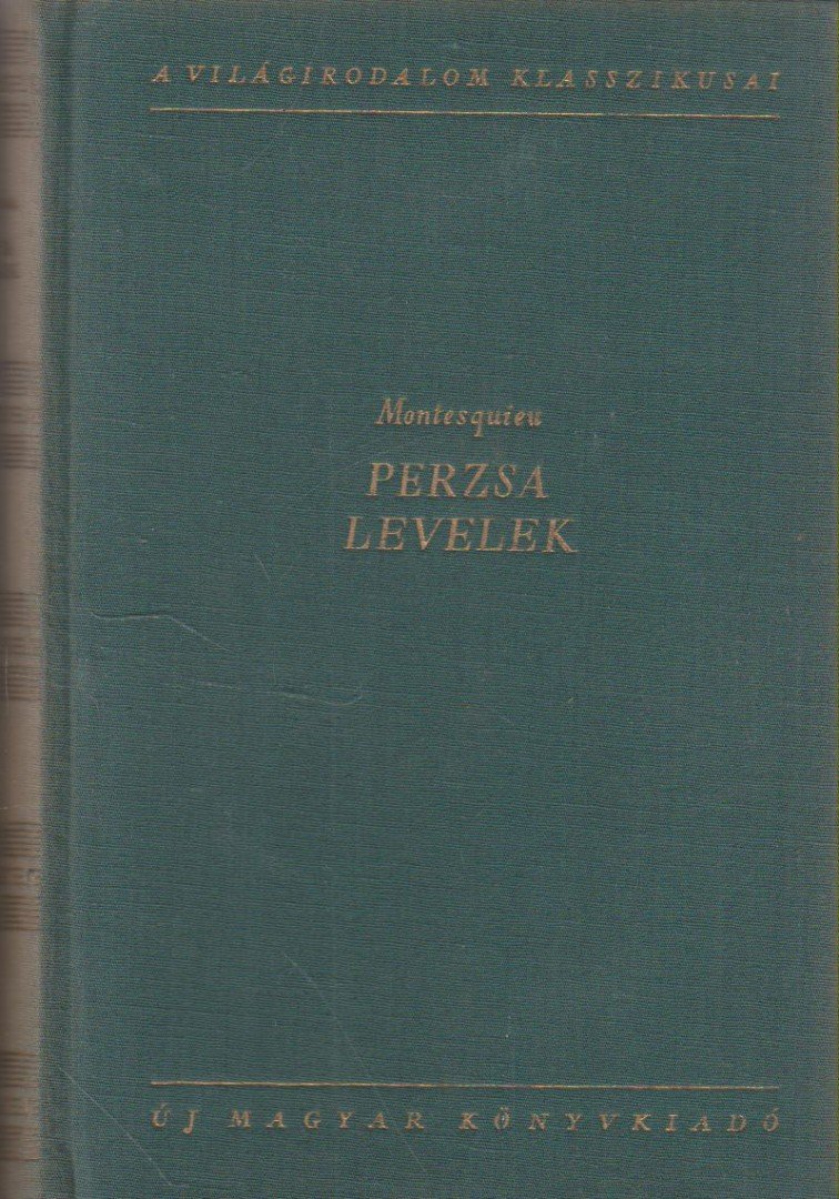 Montesquieu - Perzsa levelek [antikvár]