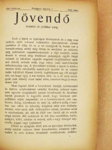 Gárdonyi Géza - Jövendő 1903. (nem teljes évfolyam) [antikvár]