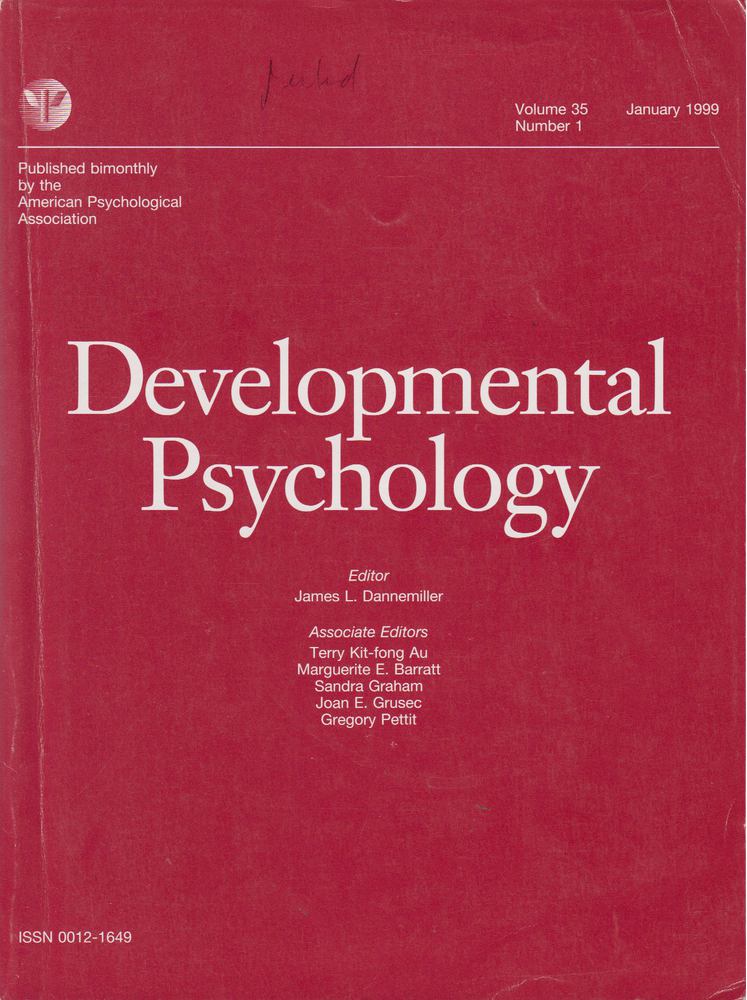 James L. Dannemiller - Developmental Psychology Vol.35/1 1999 [antikvár]