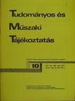 Havasi Zoltán - Tudományos és Műszaki Tájékoztatás 1982. október [antikvár]