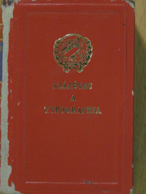 Százéves a Typographia (minikönyv) (számozott) [antikvár]