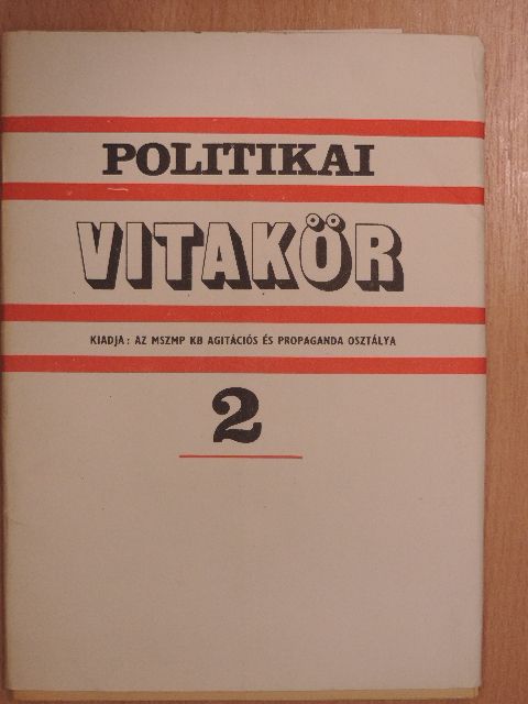 Politikai Vitakör 1978/2. [antikvár]
