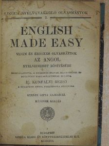 Ifj. Kunfalvi Rezső - English made easy [antikvár]