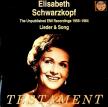 SCHUBERT, SCHUMANN, BRAHMS, WAGNER - UNPUBLISHED LIEDER & SONG CD ELISABETH SCHWARZKOPF
