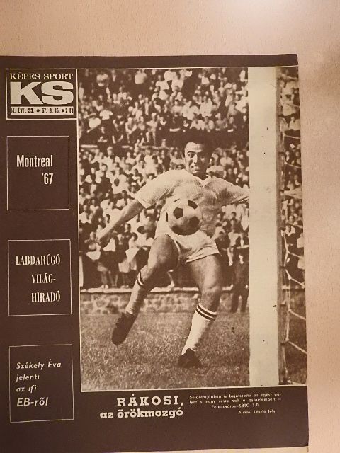 Szegő András - Képes Sport 1967. augusztus 15. [antikvár]