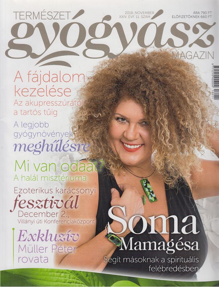 dr. Görgei Katalin (főszerk.) - Természetgyógyász Magazin 2018. november XXIV. évf. 11. szám [antikvár]