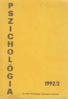 Marton Magda, Halász László, Síklaki István - Pszichológia 1992/2 [antikvár]