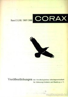 Westernhagen, W. Dr. - CORAX Veröffentlichungen der Ornithologischen Arbeitsgemeinschaft für Schleswig-Holstein und Hamburg e.V. Band 2(18) 1967-1968 (A hamburgi ornitológiai munkacsoport közlönye) [antikvár]