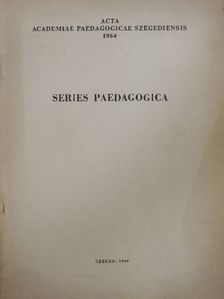 Gazsó István - Series paedagogica  [antikvár]
