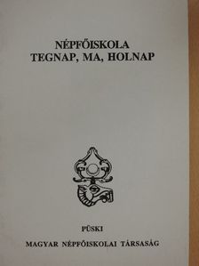 Balázsi Károly - Népfőiskola tegnap, ma, holnap [antikvár]