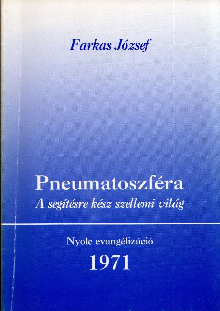 Farkas József - Pneumatoszféra [antikvár]