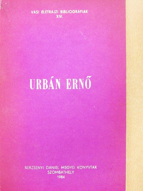 Urbán Ernő [antikvár]