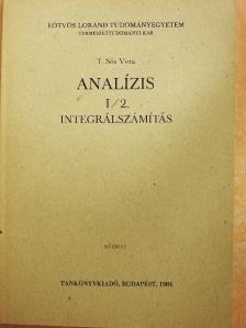 T. Sós Vera - Analízis I/2. [antikvár]