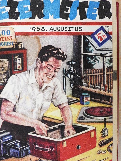 Greguss Ferenc - Ezermester 1958-1959. (vegyes számok) (4 db)/Ezermesterkedés vegyi- és műanyagokkal [antikvár]