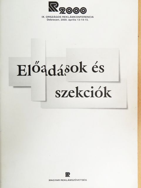 Balla Viktória - IX. Országos reklámkonferencia [antikvár]