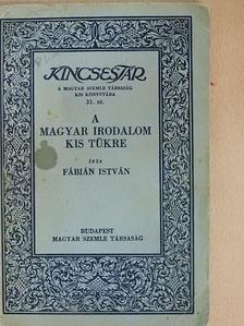 Fábián István - A magyar irodalom kis tükre [antikvár]