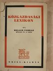 Heller Farkas - Közgazdasági lexikon [antikvár]