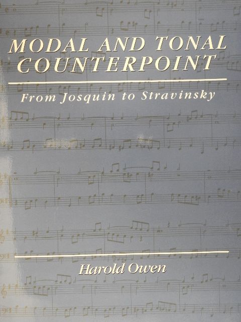 Harold Owen - Modal and Tonal Counterpoint [antikvár]