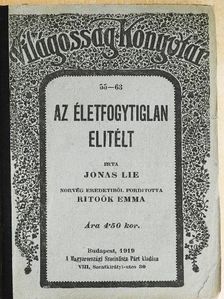 Jonas Lie - Az életfogytiglan elitélt [antikvár]