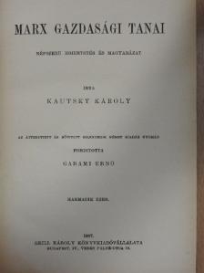 Kautsky Károly - Marx gazdasági tanai [antikvár]