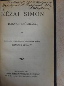Kézai Simon - Kézai Simon Magyar krónikája [antikvár]