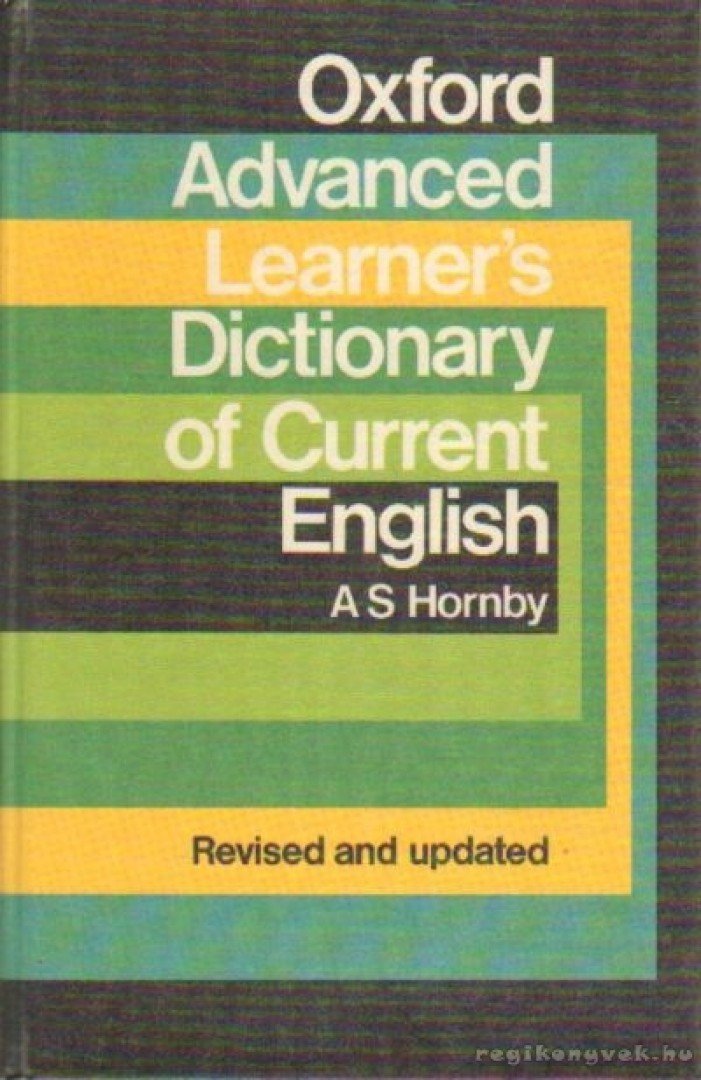 HORNBY, A S - Oxford Advanced Learner's Dictionary of Current English [antikvár]