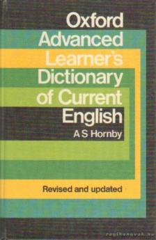 HORNBY, A S - Oxford Advanced Learner's Dictionary of Current English [antikvár]