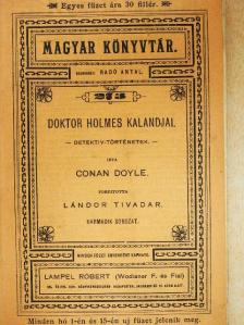 Conan Doyle - Doktor Holmes kalandjai 3. [antikvár]