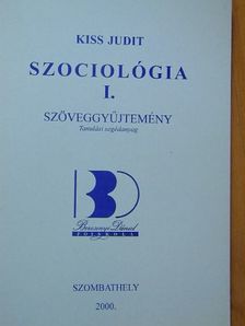 Szociológia I. [antikvár]