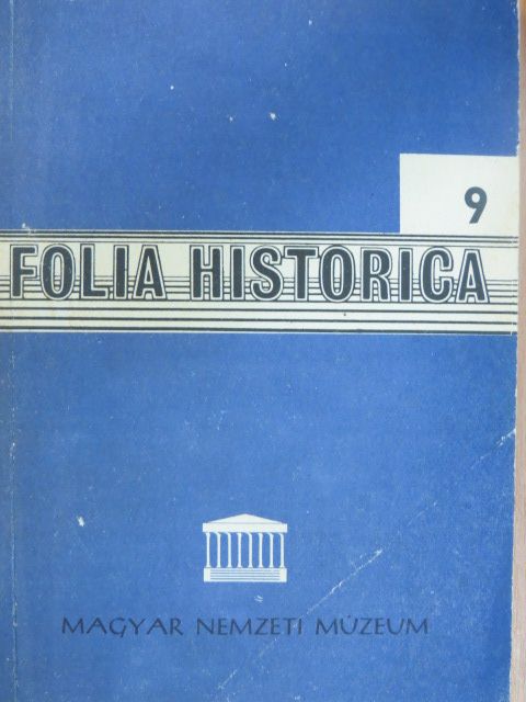 Cennerné Wilhelmb Gizella - Folia Historica 9. [antikvár]
