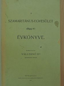 A Szamaritánus-egyesület 1899-iki évkönyve [antikvár]