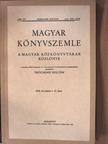 Csapodi Csaba - Magyar Könyvszemle 1938. április-június [antikvár]
