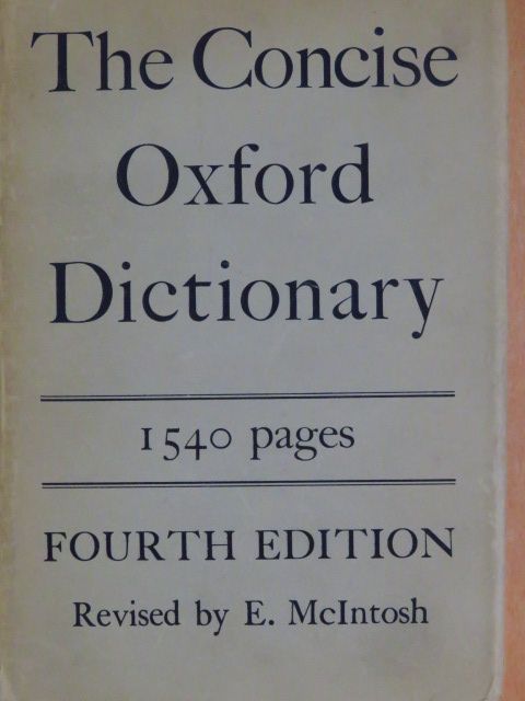 The Concise Oxford Dictionary of Current English [antikvár]