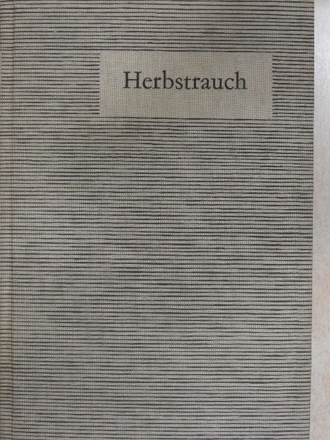 Bernhard Seeger - Herbstrauch [antikvár]