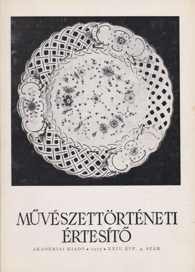 Pogány Ö. Gábor dr. - Művészettörténeti értesítő XXIV. évf. 4. szám [antikvár]