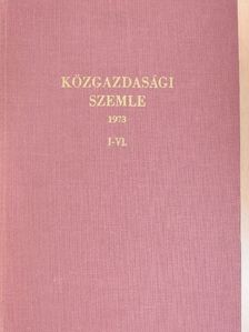 Huszti Ernő - Közgazdasági Szemle 1973. (fél évfolyam) [antikvár]