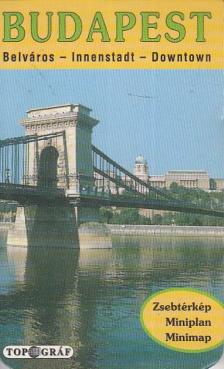 Budapest belváros zsebtérkép [antikvár]