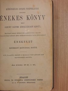 Közönséges isteni tiszteletre rendelt énekes könyv [antikvár]