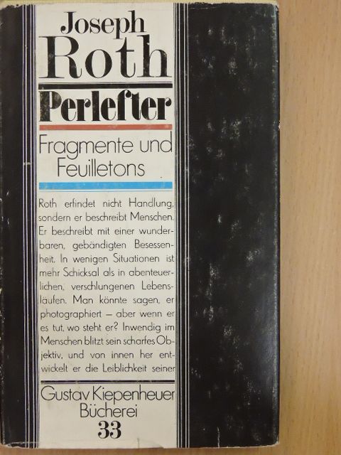 Joseph Roth - Perlefter [antikvár]