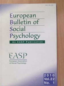 Arie Kruglanski - European Bulletin of Social Psychology 1/2010. [antikvár]