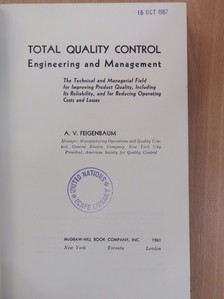 A. V. Feigenbaum - Total Quality Control [antikvár]