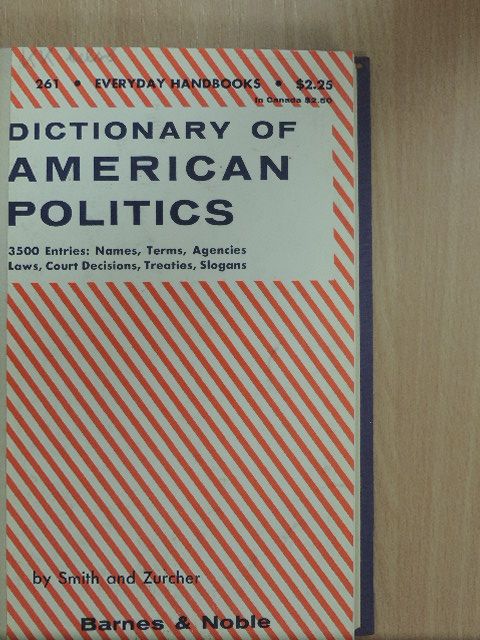 Dictionary of American Politics [antikvár]